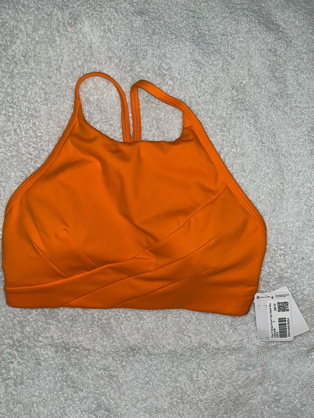 Lululemon Flow Y Wrap-Front High-Neck Bra, NWT